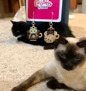 Earrings by Emma Teacup Cat Earrings (Dangles) Review