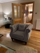 LoungeLiving.co.uk Mark Harris Highgrove Grey Plush Fabric 3 Seater Sofa Review