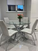 LoungeLiving.co.uk Mark Harris Daytona 110cm Round Glass Dining Table Review