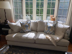 Club Furniture Kristen 78 Inch English Arm Fabric 2 Cushion Apartment Size Sofa Review