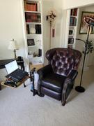 Club Furniture Arthur Chesterfield Leather Tufted Wingback Recliner Chair - AS PICTURED Review