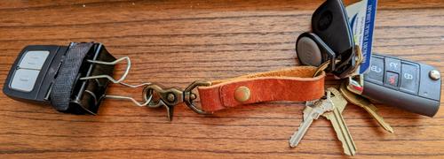 Popov Leather Belt Loop Keychain - Natural Review