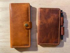 Popov Leather Checkbook Wallet - Heritage Brown Review