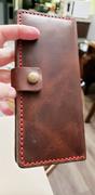 Popov Leather Checkbook Wallet - Heritage Brown Review