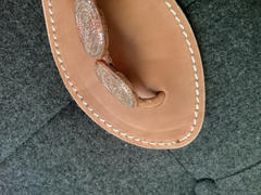 laidback london Isko Flat Leather Sandal Silver Review