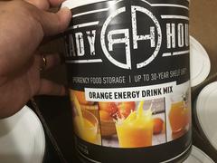 My Patriot Supply Orange Energy Drink Mix  (63 servings) Review