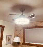 Moooni LIGHTING Vintage French Country Style Chandelier Ceiling Fan Review