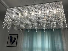 Moooni LIGHTING Modern Linear Rectangular Pendant Lighting Review