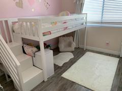 Max & Lily Kid's Twin Size Low Loft with Stairs Review