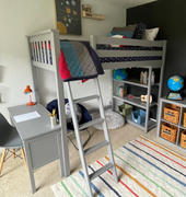 Max & Lily Kid's Twin-Size High Loft Bed with Bookcase with Desk Review