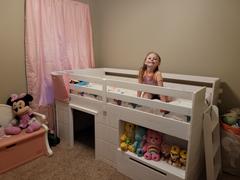 Max & Lily Kid's Modern Farmhouse Play & Store Low Loft Bed Review