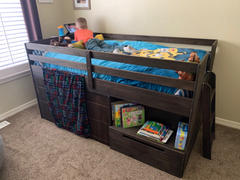 Max & Lily Kid's Modern Farmhouse Play & Store Low Loft Bed Review