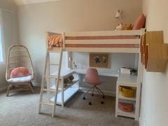 Max & Lily Twin-Size High Loft Bed with Wraparound Desk & Shelves Review