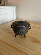 The Psychic Tree Cast Iron Cauldron with Pentagram/Triple Moon - Large Review
