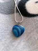 The Psychic Tree Blue Agate Heart Pendant with Chain Review