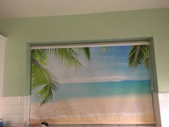 Art Fever Tropical palm Beach Printed Picture Photo Roller Blind - RB281 Review