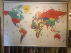 Art Fever Detailed World Map Printed Picture Photo Roller Blind - RB785 Review