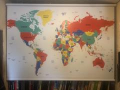Art Fever Detailed World Map Printed Picture Photo Roller Blind - RB785 Review