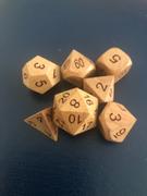 Paladin Roleplaying 'Wildwood' Wooden DnD Dice - Full RPG Dice Set - Cherry Review