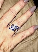 Thin Blue Line Shop Beautiful 6 Stone Blue Sapphire Ring Review