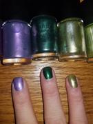Maniology Grimm's Nightfall: Dearest Aurora (B221) - Purple Duochrome Stamping Polish Review