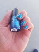 Maniology Grimm's Nightfall Collection: Glass Slipper - Blue Metallic Stamping Polish Review