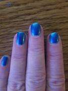 Maniology Grimm's Nightfall Collection: Glass Slipper - Blue Metallic Stamping Polish Review