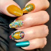 Maniology Mythos Collection: Turmeric Sun (B198) Mustard Yellow Stamping Polish Review