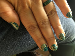 Maniology Holiday Party Collection: It's Lit (B262) - Gold Metallic Stamping Polish Review