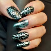 Maniology Holiday Party Collection: Chill Out (B264) - Baby Blue Metallic Stamping Polish Review