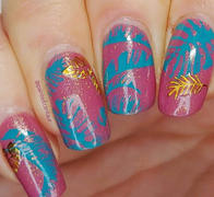 Maniology Plantation Tea (B283) - Teal Green Stamping Polish Review
