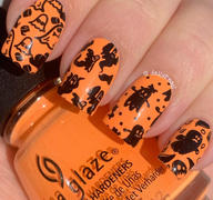 Maniology Halloween: Ghosted (m056) - Nail Stamping Plate Review