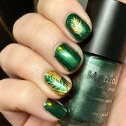 Maniology Darkest Night: Poison (B309) - Metallic Emerald Green Stamping Polish Review