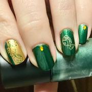 Maniology Darkest Night: Poison (B309) - Metallic Emerald Green Stamping Polish Review