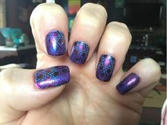 Maniology Amethyst (NA023) - Dark Purple Mirror Nail Art Powder Review