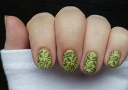 Maniology Evergreen (B315) - Olive Green Stamping Polish Review