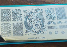 Maniology Lunar New Year: Koi Pond (m112) - Nail Stamping Plate Review
