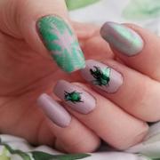 Maniology Botanicals: Moth Mosaic/Golden Afternoon (m066) - Nail Stamping Plate Review