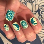 Maniology CYO Design Contest 2019: Mystical Floral (m096) - Nail Stamping Plate Review