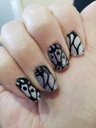 Maniology Mystic Woods: Leafy Feathers/Butterfly Wings (m127) - Nail Stamping Plate Review