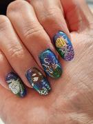 Maniology Under the Sea: Coral Reef (m145) - Nail Stamping Plate Review