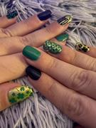 Maniology Ghoulish (B347) - Metallic Lime Green Yellow Stamping Polish Review