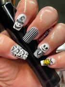 Maniology X-Mas Nightmare: Pumpkin King (m165) - Nail Stamping Plate Review