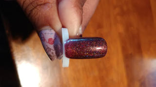Maniology Moods: Bossy (P102) - Plum Purple Scattered Holographic Shimmer Nail Polish Review