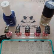 Maniology Spruced Up (m167) - Nail Stamping Plate Review
