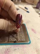 Maniology Leather (B368) - Dark Burgundy Red Stamping Polish Review