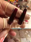 Maniology Leather (B368) - Dark Burgundy Red Stamping Polish Review