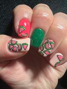 Maniology Hangloose: Summers Bounty/Palms Galore (m209) - Nail Stamping Plate Review