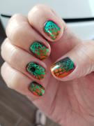 Maniology Wicked (NA034) - White/Green Iridescent Powder Review