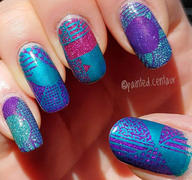 Maniology Gloom (B404) - Duochrome Purple Stamping Polish Review
